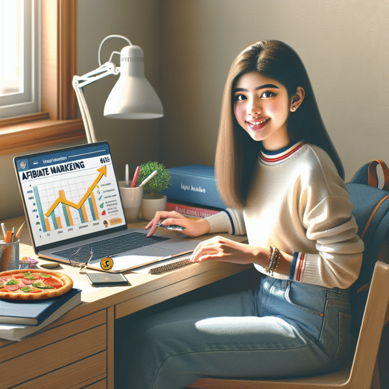 Using affiliate marketing to earn passive income in college