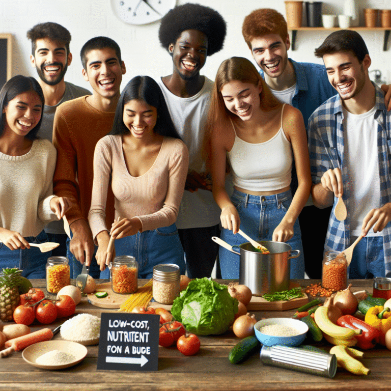Time-saving meal planning for college students on a budget