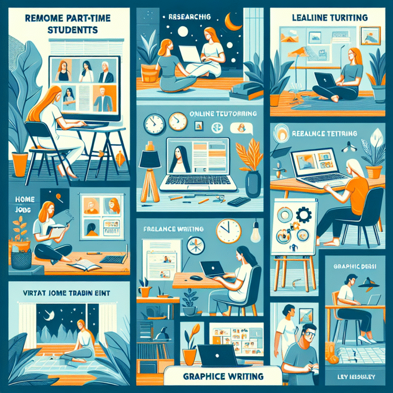 The most flexible remote part-time jobs for university students
