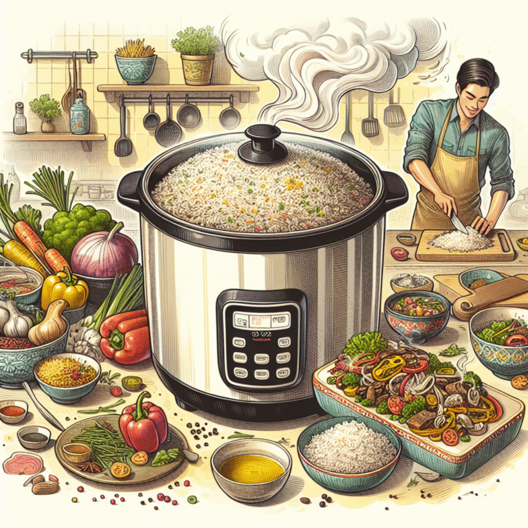 Transforming leftover rice into gourmet meals with a rice cooker