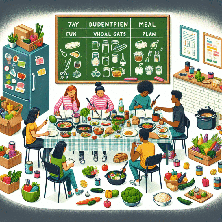 Culinary creativity on a budget: 7-day meal plan for students