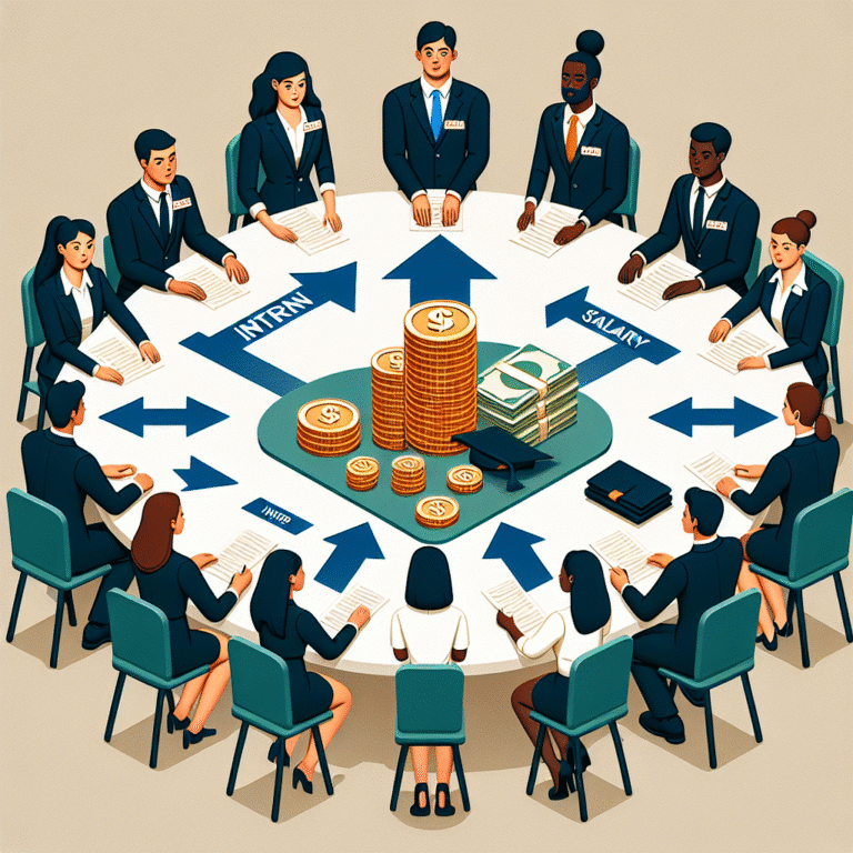The role of internships and experience in salary negotiation