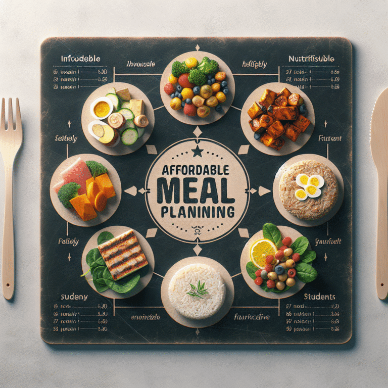 Affordable meal planning: 7 days of sustenance on a student budget