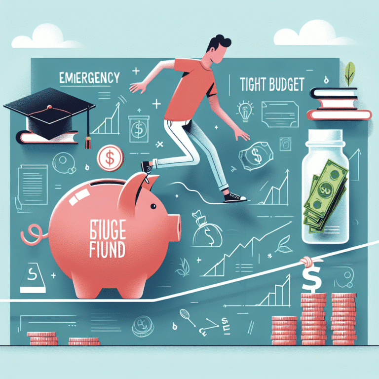 Starting an Emergency Fund on a Tight Student Budget