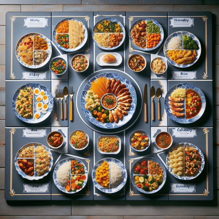 Delicious low-cost meals: 7-day culinary adventures for students