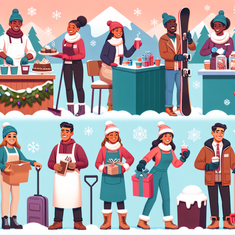 The best seasonal jobs for college students during winter break