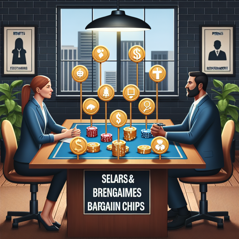 Using benefits and perks as bargaining chips in salary negotiations